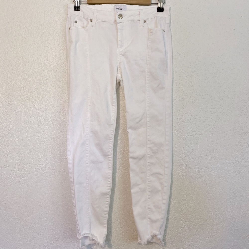 White Cropped Skinny Jean